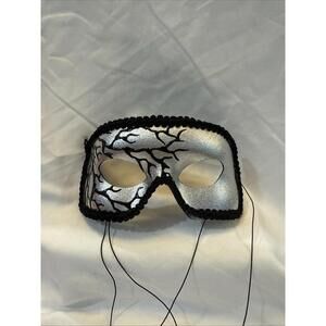 Men's Venetian Masquerade Ball Mask [Silver]